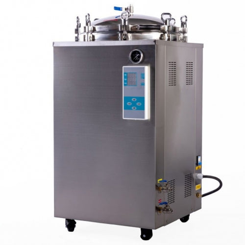 JIBIMED LS-LD 35L/ 50L/ 75L/ 100L/ 120L/ 150L Vertical Autoclave Steam Sterilizer Type N 105℃ - 134℃ LED Display