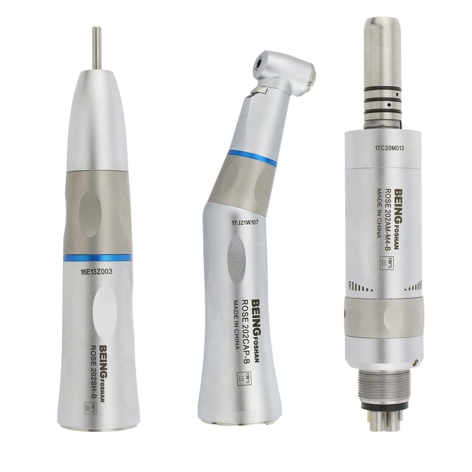 BEING Dental Inner Water Fiber Optic Low Speed Handpiece Kit With Air Motor