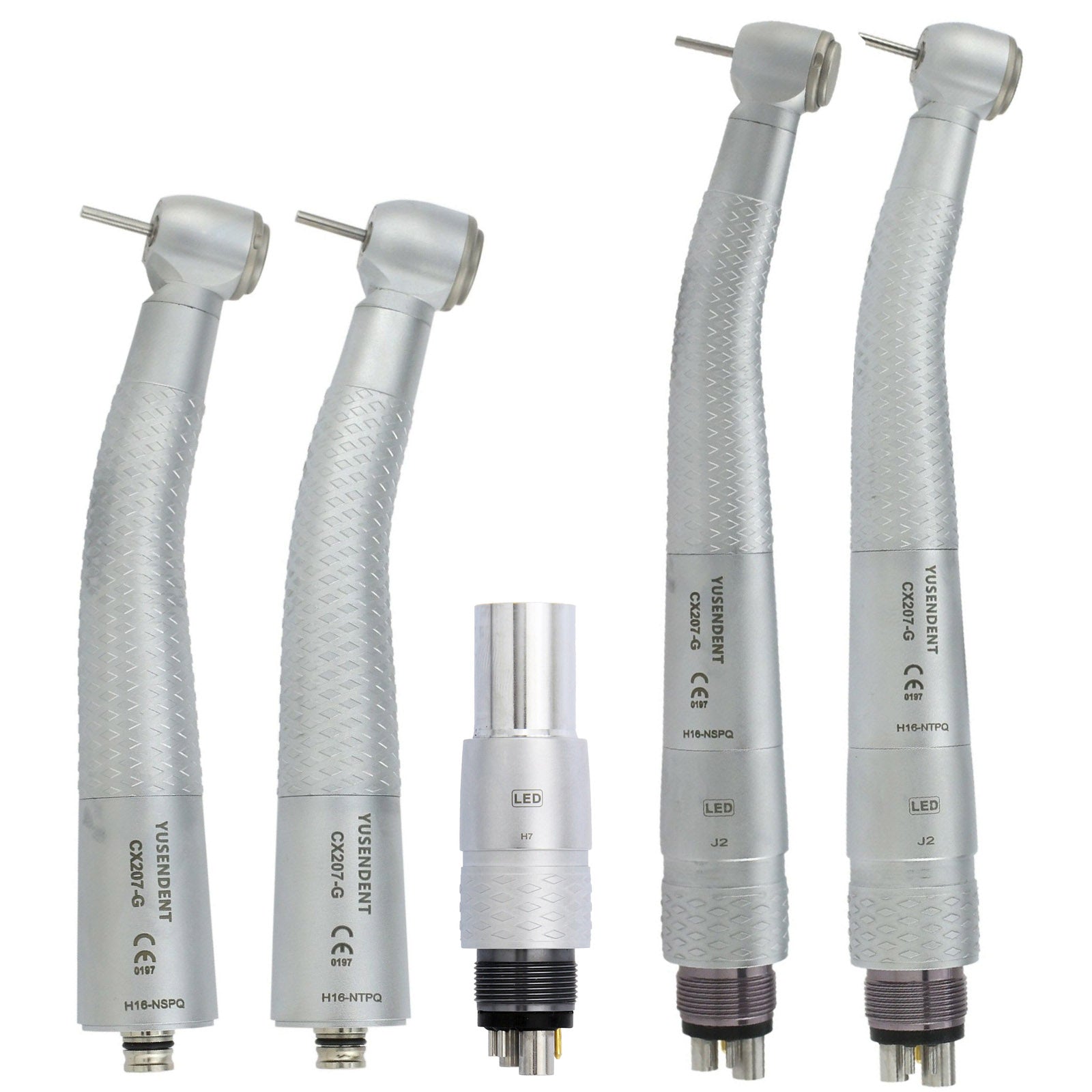 COXO CX207-GN-SPQ/TPQ Dental Fiber Optic High Speed Turbine Handpiece For NSK Coupler