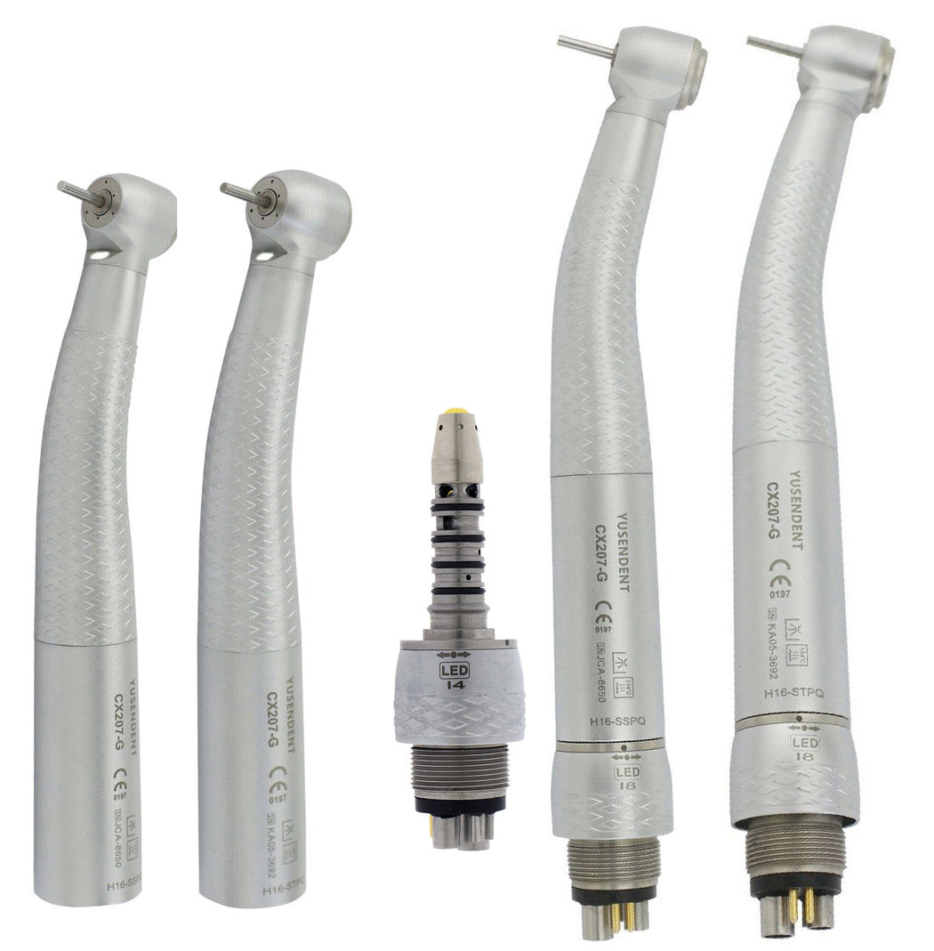 COXO CX207-GS-SPQ/TPQ Dental Fiber Optic High Speed Turbine Handpiece For Sirona Coupler