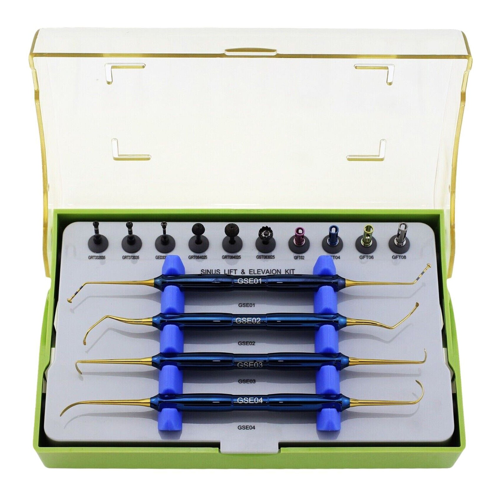 Dental DASK Kit (Advanced Sinus Kit) Crestal / Lateral Approach Drills Implant Lift Drills