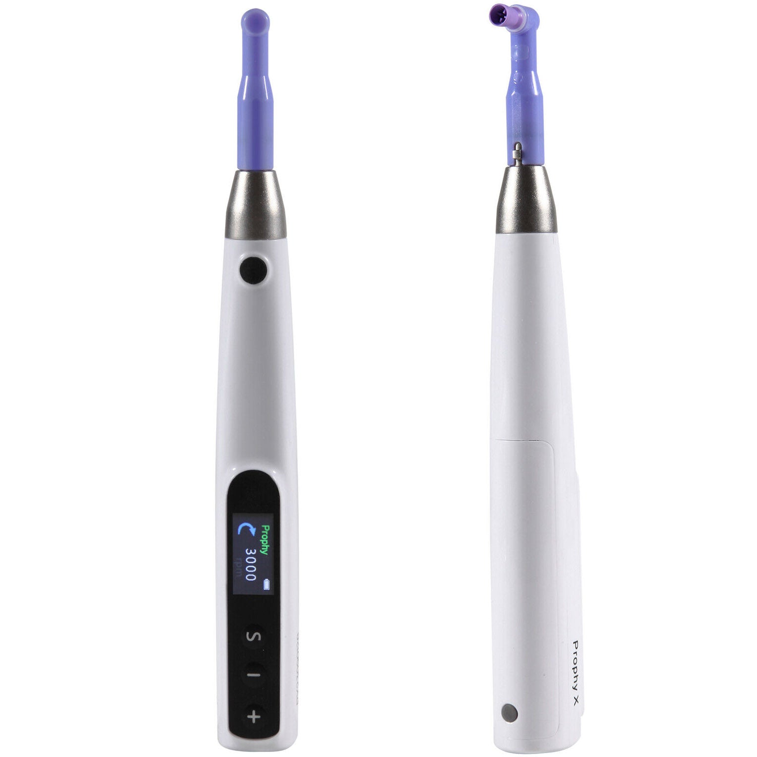 Dental Cordless Electric Hygiene Prophy Handpiece 360° Swivel + 2 Prophy Angles