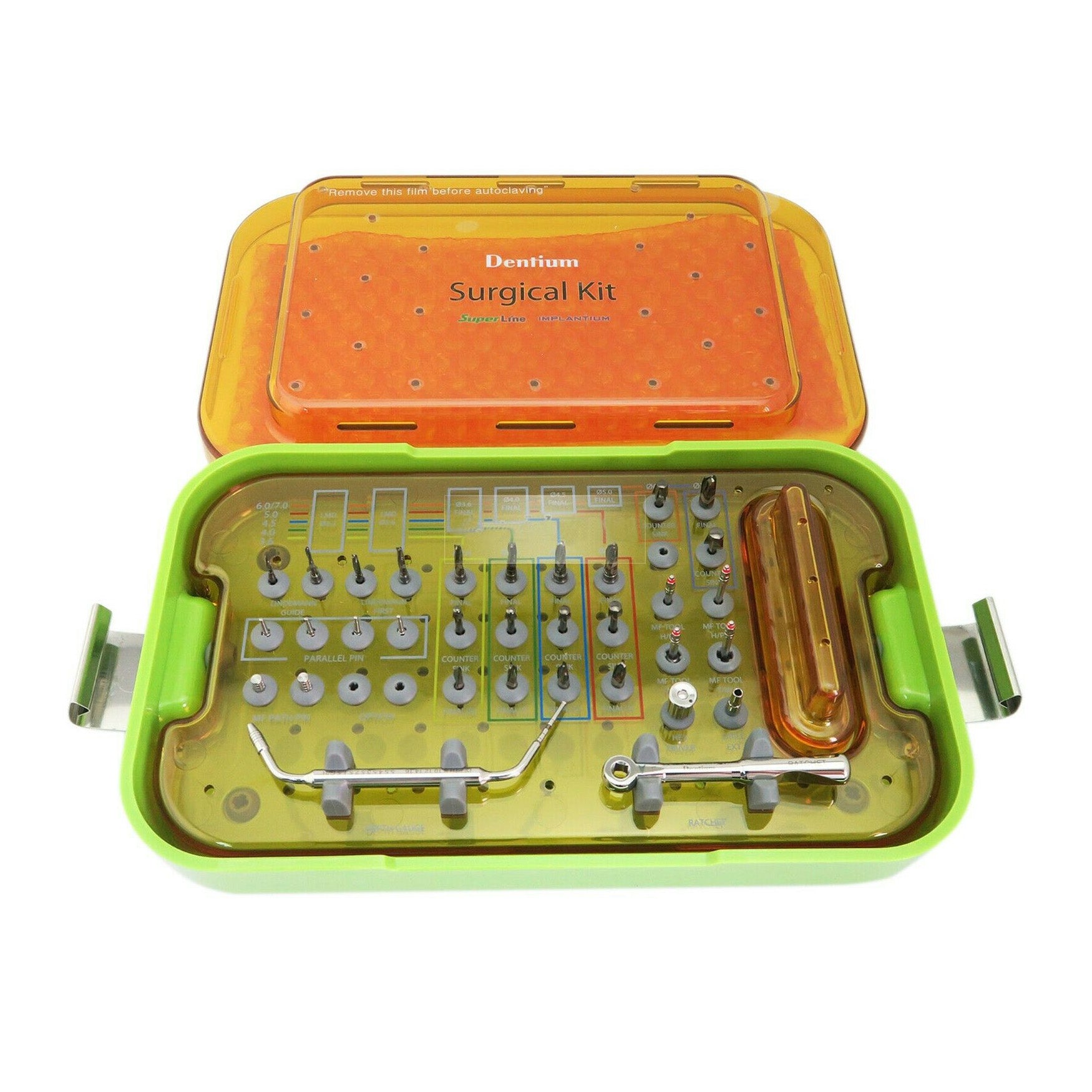 Dentium Implant Surgical Kit (UXIF SuperLine & Implantium Instrument Tool Kit)