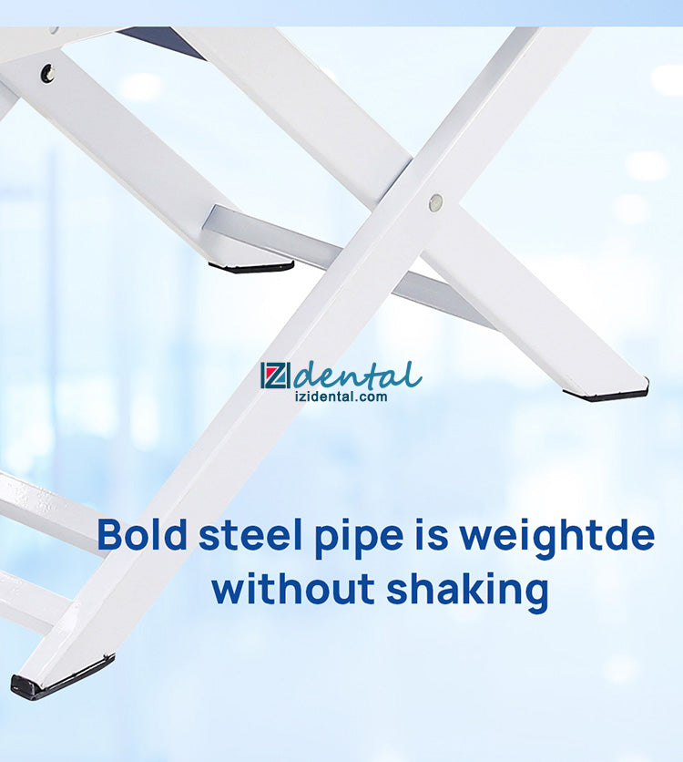 Mobile Dental Chair / Dental Portable Folding Chair with LED Light & Dental Tray