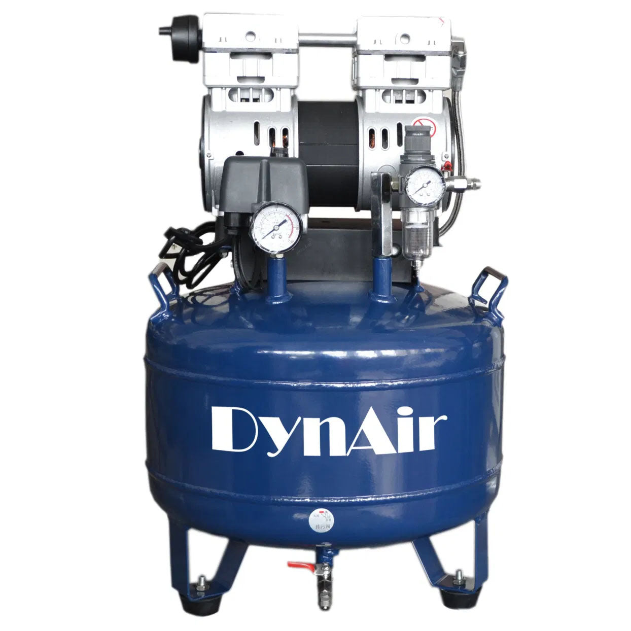 Dynamic DA7001 Dental Oilless Air Compressor 0.75kW/1HP 30L Tank For ...