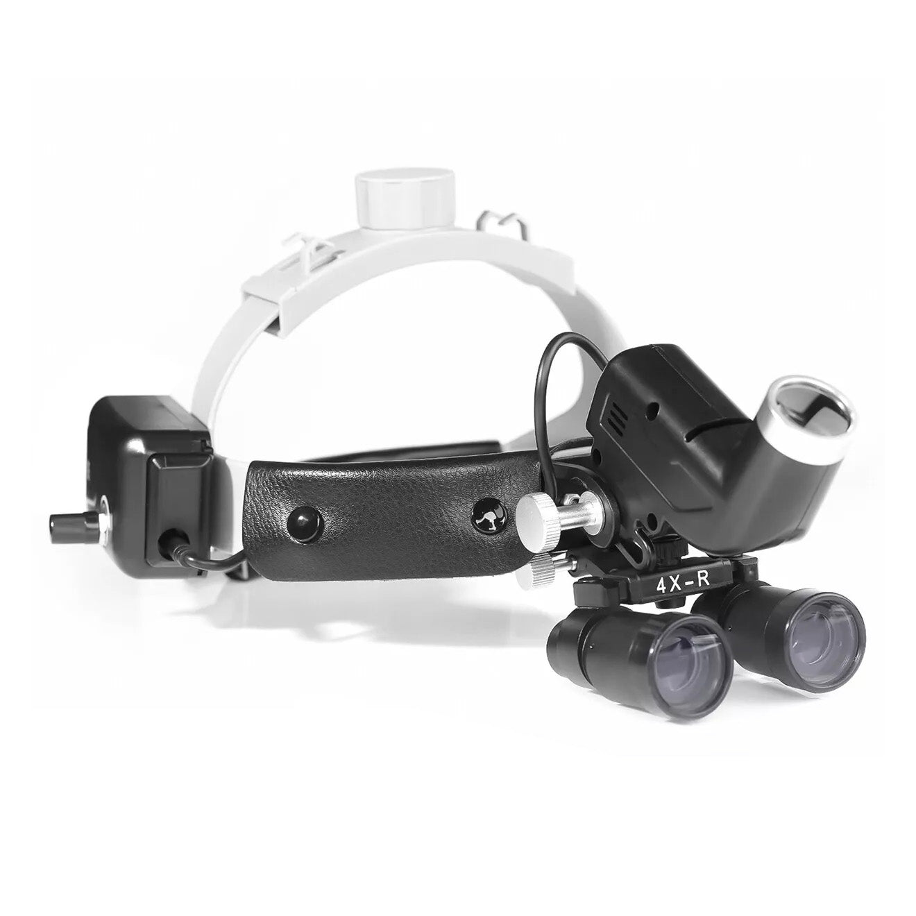 YUYO 4.0X/5.0X/6.0X/8.0X-R Dental Loupe + 5W LED Headband Headlight