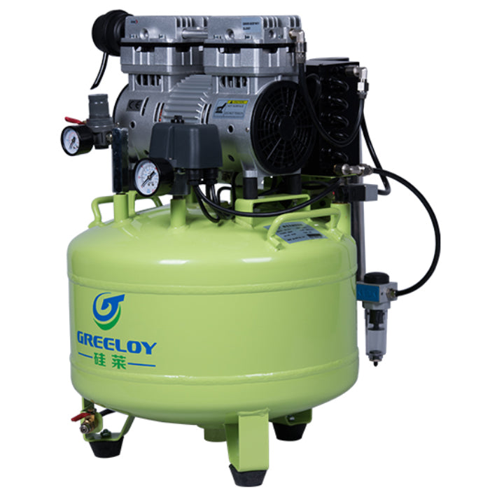 Greeloy GA-81Y 1HP Oilless Dental Air Compressor With Drier