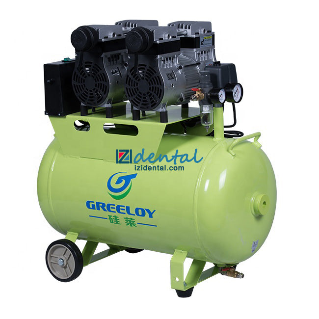 Greeloy GA-82X 1600W Oilless Dental Air Compressor With Silent Cabinet