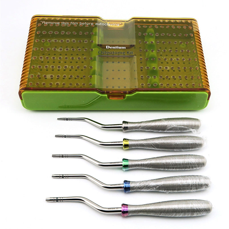 Dentium Osteotome Kit (XOFK Convex/ XOFBK Concave) Dental Implant Instruments