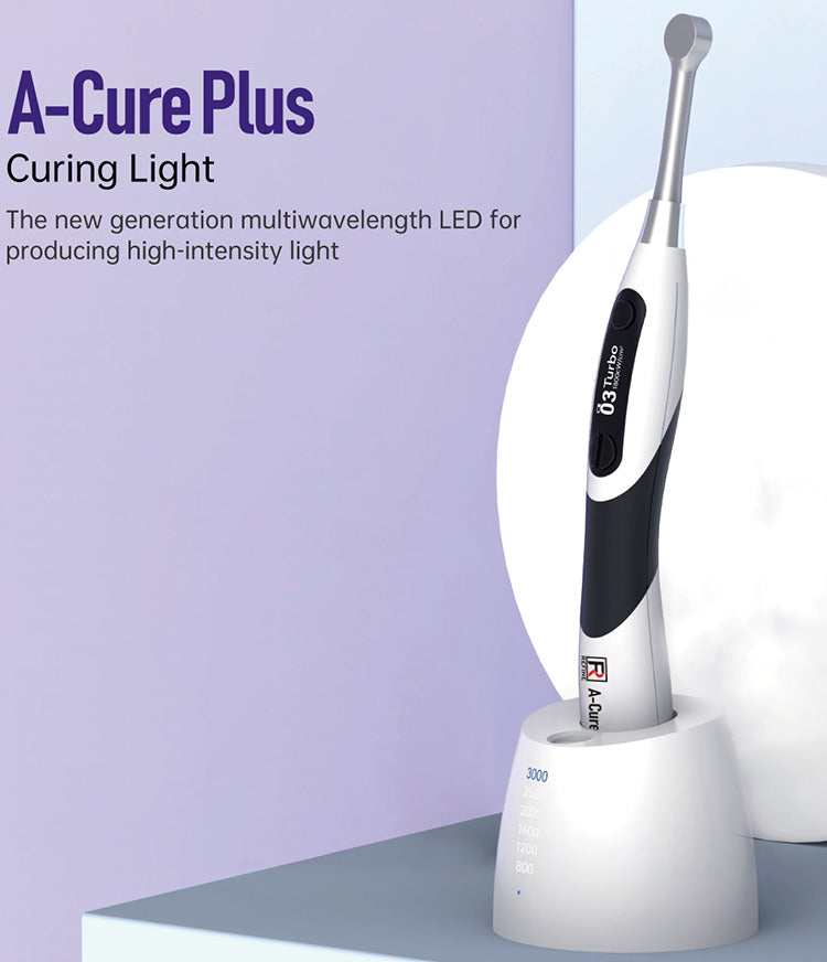 Refine A-Cure Plus Dental LED Curing Light With Caries Detection + Light Meter