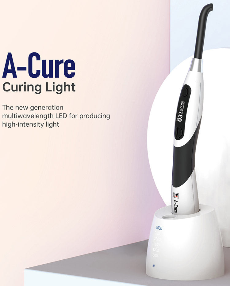 Refine A-Cure Dental Wide Spectrum LED Curing Light With Light Meter