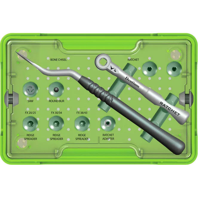 Dentium RS Kit (Ridge Spreader Kit) For Split Ridge Bone Augmentation Technique