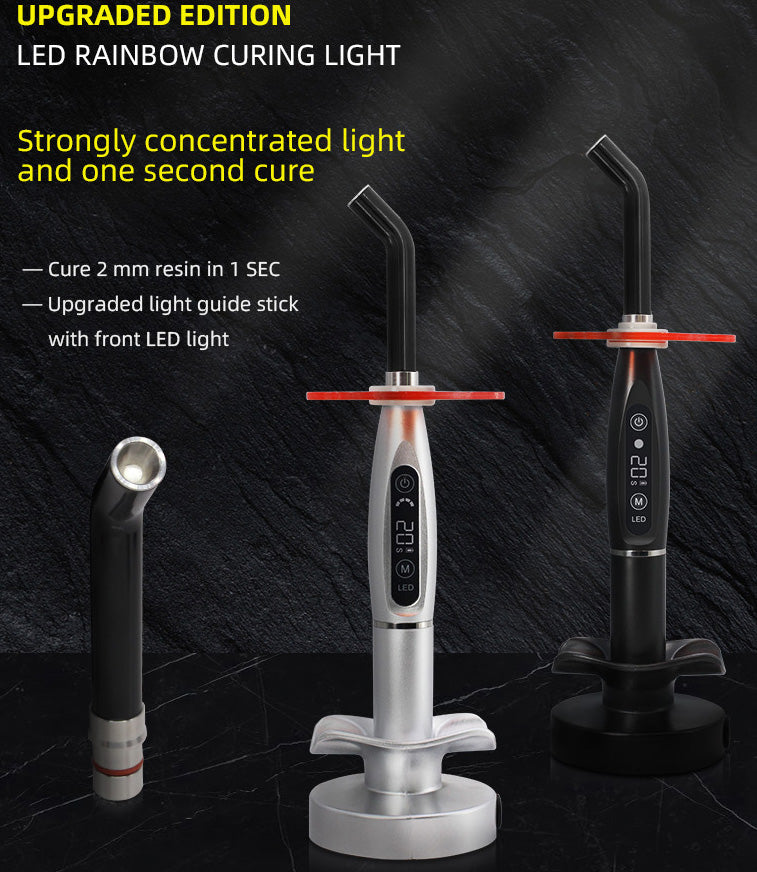 LY Dental LED Curing Light Wireless 1500mw Lamp (Upgraded Edition)