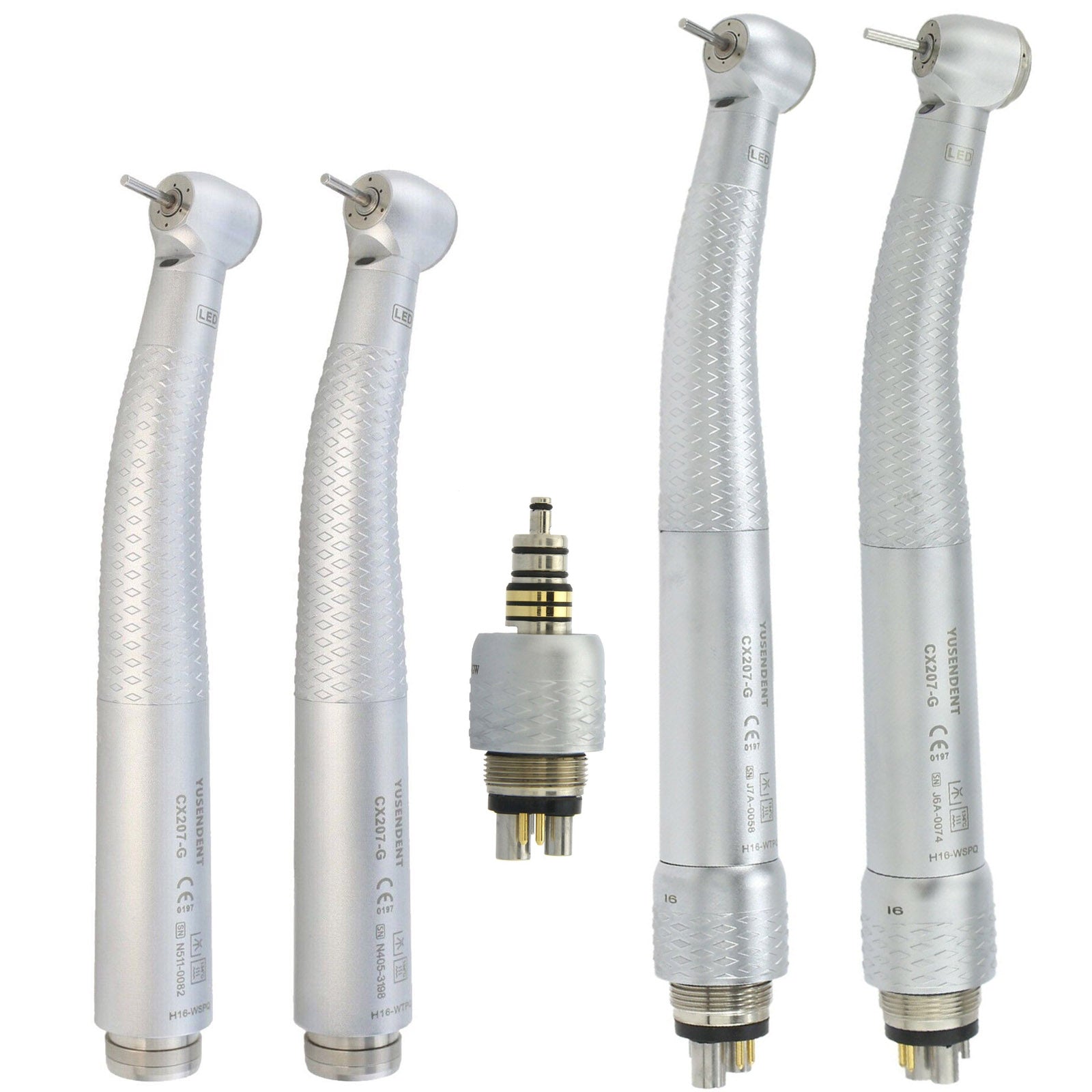 COXO CX207-GW-SPQ/TPQ Dental Fiber Optic High Speed Turbine Handpiece For W&amp;H Coupler